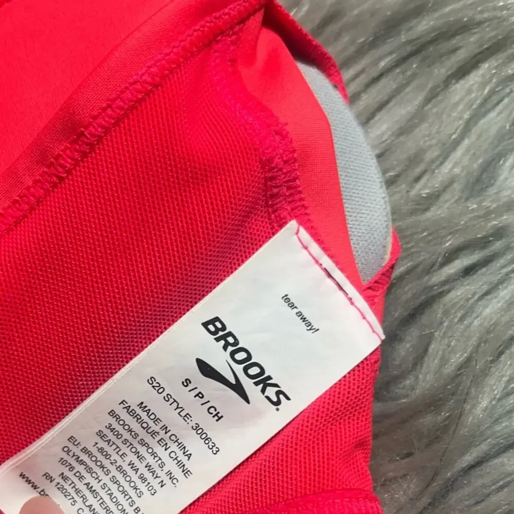 Brooks FastForward Crossback Sports Bra Hot Pink Size Small
